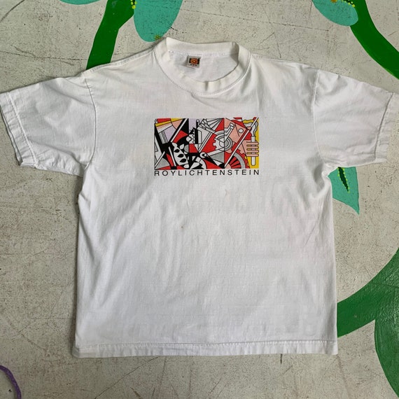 Vintage 90s Roy Lichtenstein graphic Art Tee!