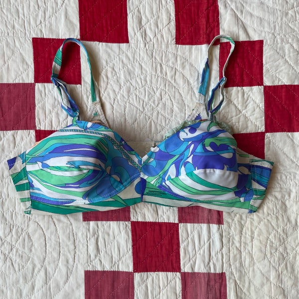 Emilio Pucci Bicolor Polyamide Sport Bra