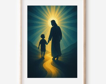 LDS Printable Art Walk With Me, Young Women Theme 2026, Religious Home Decor, Come Follow Me Poster