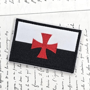 Écusson Templier Beau-Séant - Croix Pattée | Histoire & Honneur