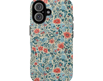 Vintage Floral Pattern Phone Case | Tough Case