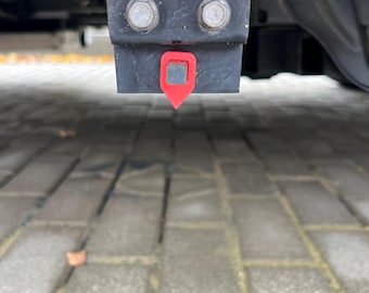 Abwassertank-Fahne für Kastenwagen und Wohnmobil, zeigt Ablassventil offen oder zu, wetterfestes PETG, Camper Zubehör