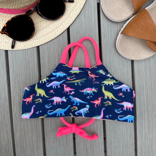 Dinosaur Swimsuit Girls Etsy