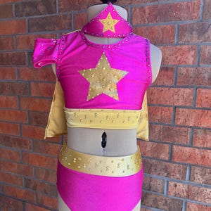 Pink | Gold | RESALE | Jazz | Dance | Competition | Girls Solo Costume