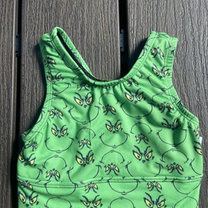 Grinch | Green | Christmas | Ellie Dance Crop Top