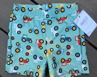 Tractor | Baby | Toddler | Boys | Swim | Surf | Shorts | Trunks