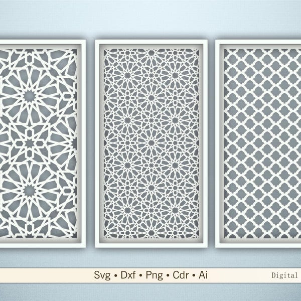 Islamic Geometric Cnc Dxf - Etsy