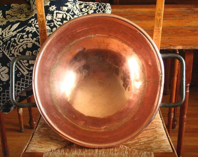 Antique Copper Candy Kettle 15 Copper Cauldron Copper Etsy