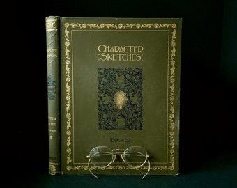 Antique book Character Sketches of Romance and the Drama, 1896, Vol VIII
