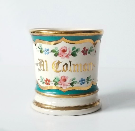 JL Vintage Shaving Mug & Brush (JL) JL Vintage Shaving Mug & Brush (JL)