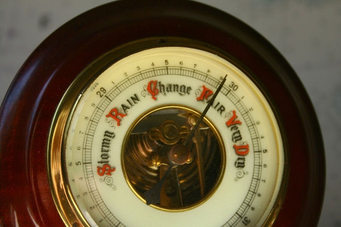 Vintage barometer West Germany Etsy