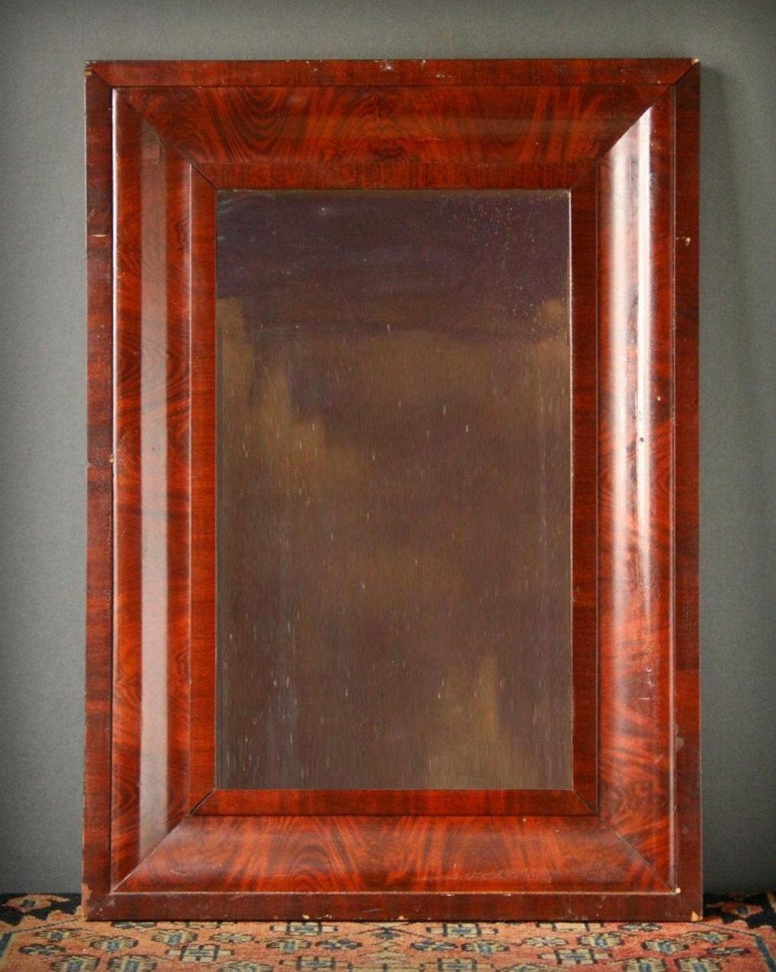 Mahogany ogee wall mirror Empire mirror antique wooden Etsy