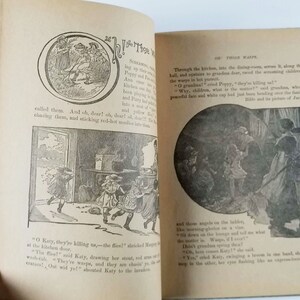 Antique Children's Book, Hoofs and Claws, Illustrated Stories, 1900s image 9