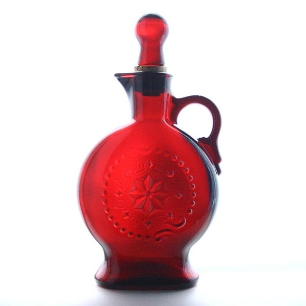 Wheaton Ruby red decanter