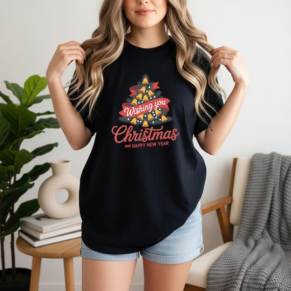 Wishing You Christmas Tree Tee | Christmas T-Shirt