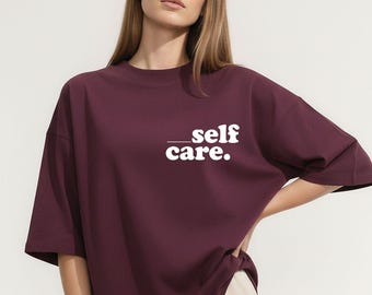 Selbstpflege-Grafik-T-Shirt, Bewusstseins-Shirt für psychische Gesundheit, Wellness-Zitat-Top, Therapeuten-Geschenk, Achtsamkeits-T-Shirt Shop-Name: RoyalClothingParis