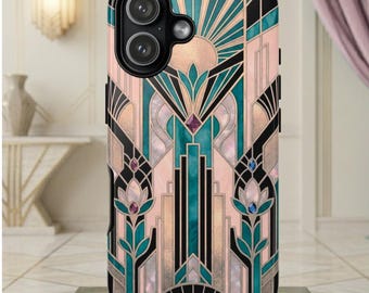 Art Deco phone case for iPhone, Samsung and Google Pixel