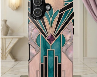 Art Deco phone case for iPhone, Samsung and Google Pixel