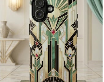 Art Deco phone case for iPhone, Samsung and Google Pixel