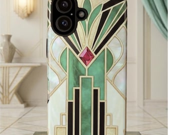 Art Deco phone case for iPhone, Samsung and Google Pixel