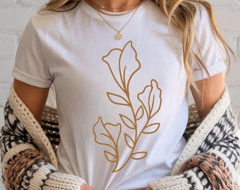 Boho Shirt, Flower Shirt (Digital Download)