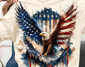Amerikanische Flagge, USA Flagge, USA Freiheit Design (Digitaler Download)