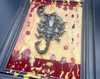 Scorpion Frame with Sealing Wax