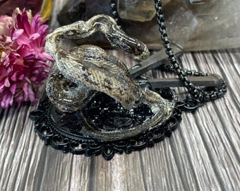 Snake Pendant with Coffin Nails