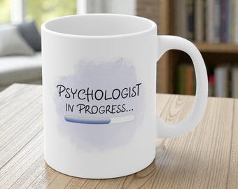 Tazza da psicologo - Regalo per psicologo, Regalo per psicologi, Tazza da caffè per studenti tirocinanti