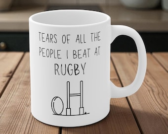 Lustige Männer-Rugby-Tasse - Spieler Geschenk