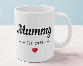 New Mum Mug  – Mummy Pregnancy Announcement Gift - Baby Shower gift for Mum-to-Be