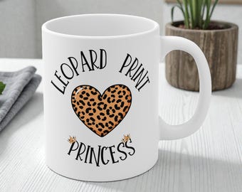 Leopard Print Mug - Leopard-Print Gifts –  Affordable Gift For Her - Animal Print