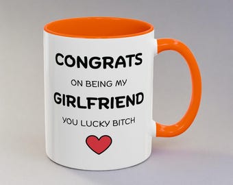 Caneca para Namorada – Caneca de Dia dos Namorados – Presente Divertido de Aniversário de Relacionamento para Ela – Aniversário – Natal