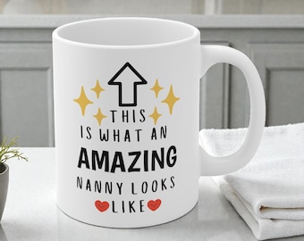 Nanny-mugg – Present till barnflicka Presenter Nan, Nana, Mormor, Morförälder Present Mormor Från Barnbarn