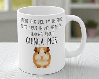 Funny Guinea Pig Mug – Guinea-Pig Pet Lover Gift, Funny Animal Coffee Cup