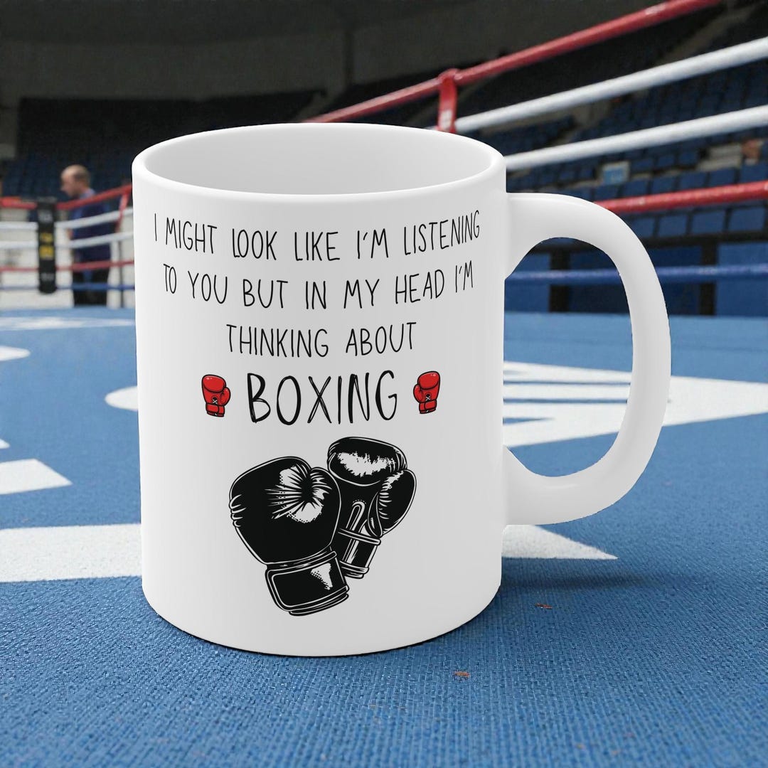 Funny Boxing Mug Gift - Boxing Lover Coffee Cup , Boxer Present Gym ...