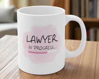 Lawyer Tasse - JuraStudent Geschenk für Trainee In PDF - Jurafakultät vorhanden