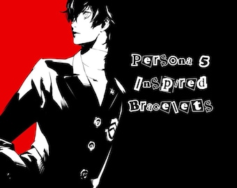 Persona 5 Inspired Beaded Bracelets | For P3R,P4G, P5R Fans | Subtle and Minimalistic Design