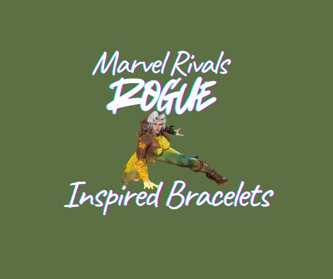 Rogue Accessory Marvel Rivalries Marvel Rivals Rogue Bracelet | X-men Inspired Beaded Bracelets - Etsy
