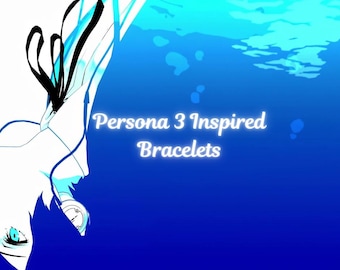 Persona 3 Inspired Beaded Bracelets | For P3R,P4G, P5R Fans | Subtle and Minimalistic Design
