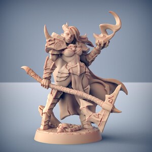 Diablica the Eternal (Tiefling / Demon) Boss - 3D Printed Artisan Guild Model