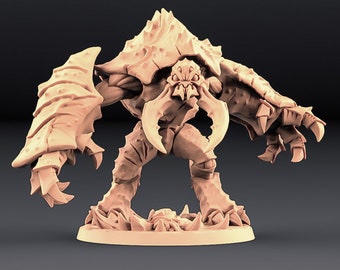 Hive Colossus (Umber Hulk) w Slathos Mount Option Miniatures - 3D Printed Artisan Guild Models