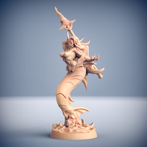 Telaxia Death Tide (Mermaid) Beauty Miniature - 3D Printed Artisan Guild Models