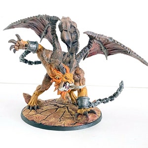 Painted Ashen Manticore by Artisan Guild - 3D Printed Miniature