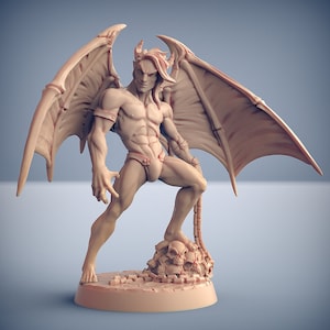 Vanos, Abyssal Lust Demon (Incubus) Miniature - 3D Printed Artisan Guild Models