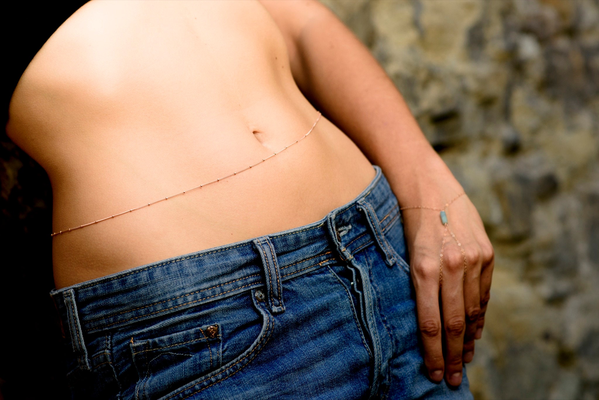 Chain belt clearance rose gold