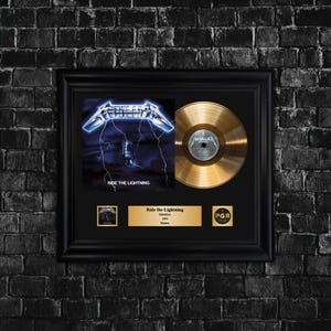 Michael Jackson Thriller Gold Vinyl Record – Handmade Music Room