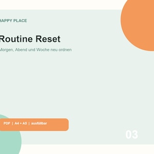 Zeszyt ćwiczeń „Resetuj rutynę” – zaplanuj swoją poranną i wieczorną rutynę zdjęcie 1