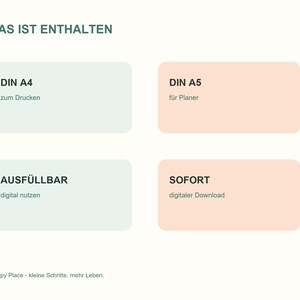 Gewohnheitstracker zum Ausfüllen – Routinen einfach verfolgen Bild 2