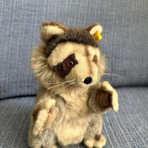 Vintage Steiff Raccoon - Etsy